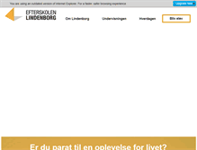 Tablet Screenshot of efterskolen.dk